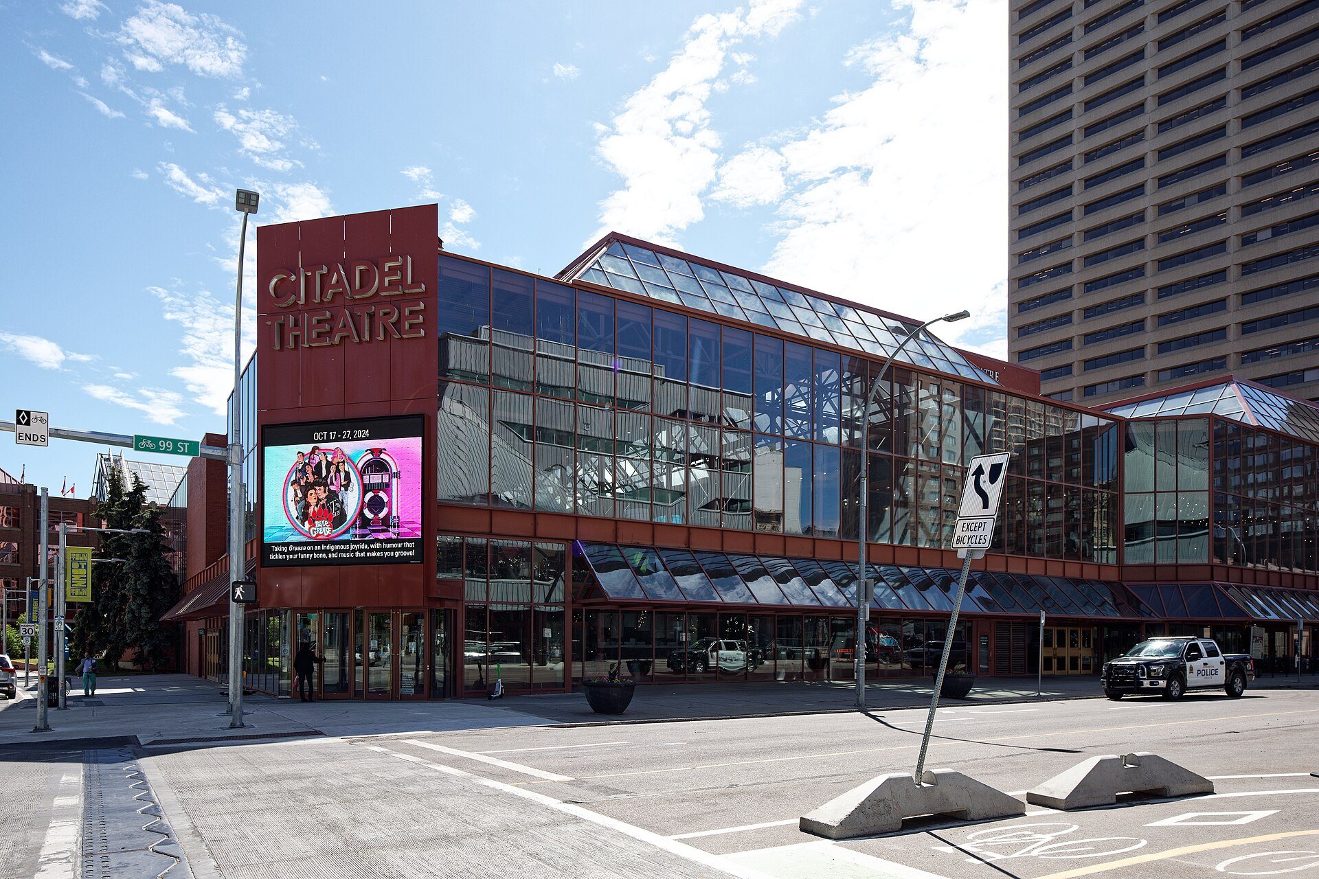The Citadel Theatre building in downtown Edmonton, Alberta