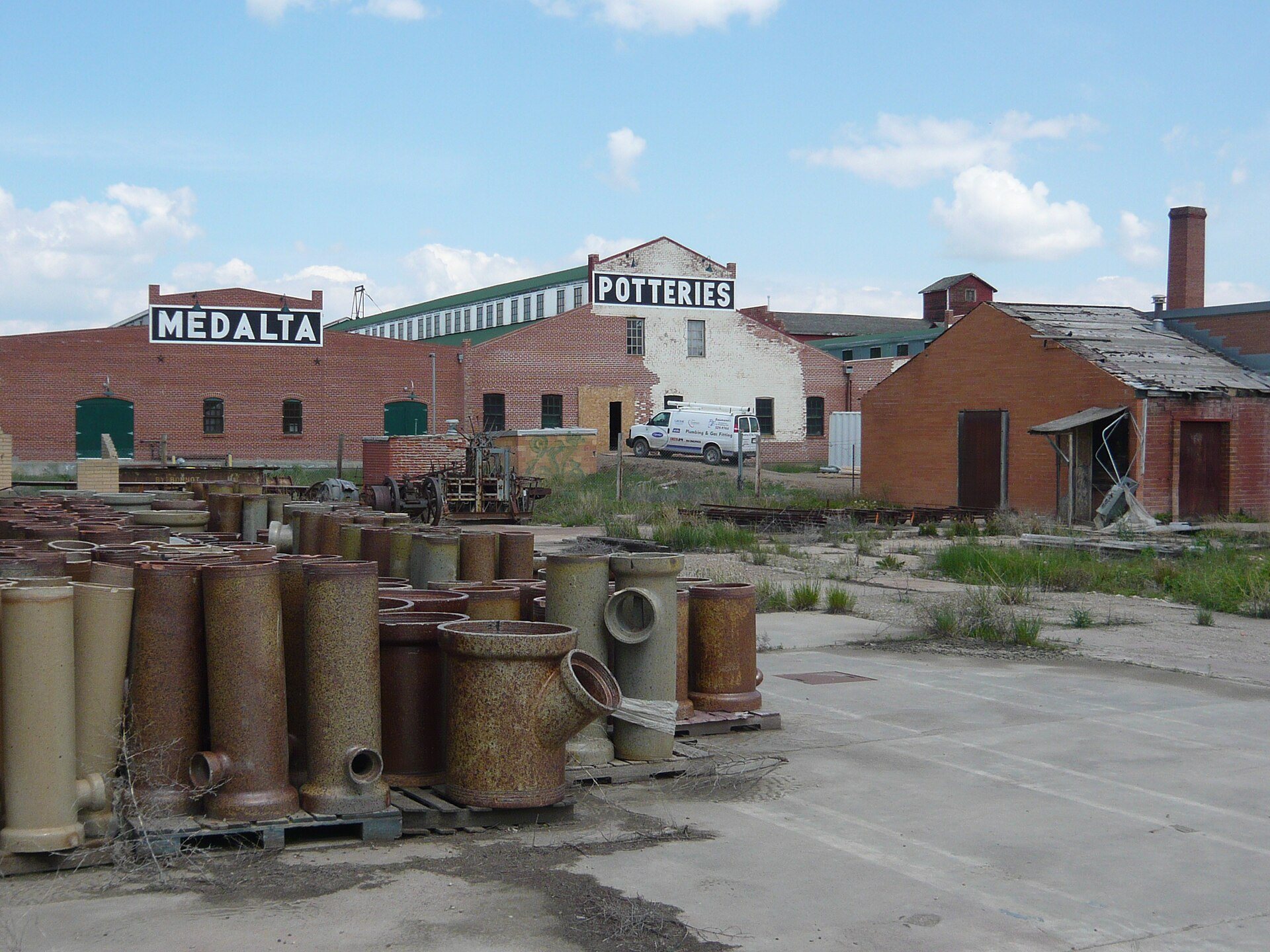 Medalta Potteries National Historic Site in Medicine Hat, Alberta